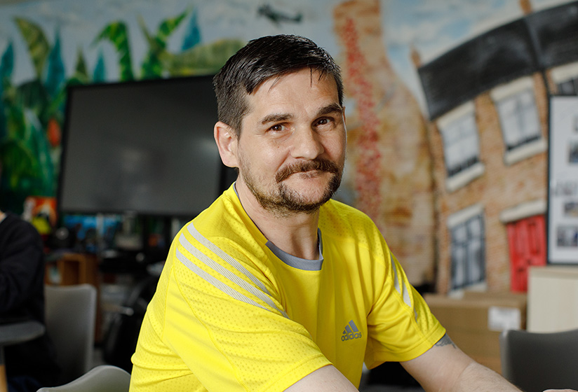 Client, Ian, at CDAS 