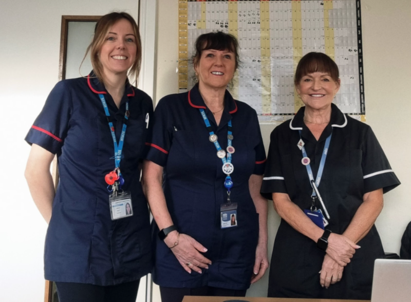 CDAS Community Detox Team (L - R) Dani Everill, Eileen Ryder, Julie Bradbury